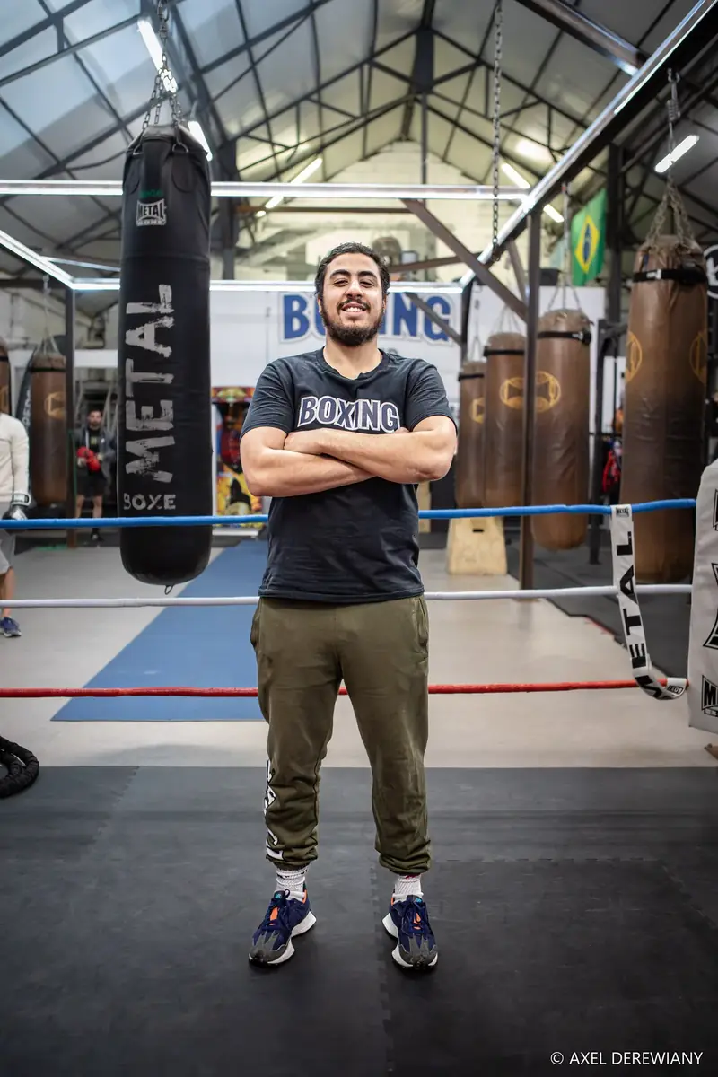 Mehdi, coach de boxe anglaise au TMBC Toulouse Minimes