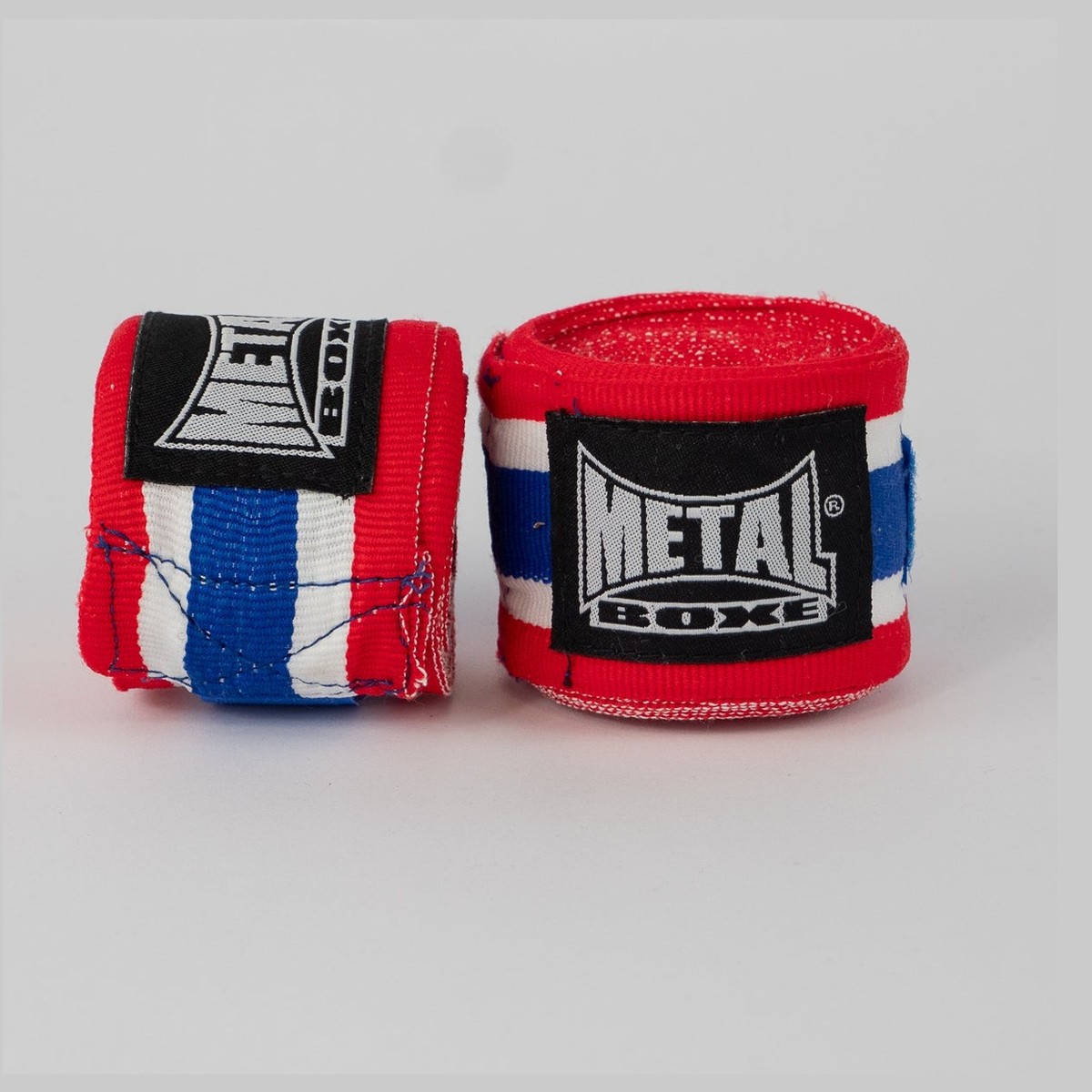 Bandes de boxe 4 mètres rouge blanc bleu